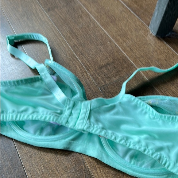 Savage X Fenty Mint Green Floral Bra - Picture 3 of 6